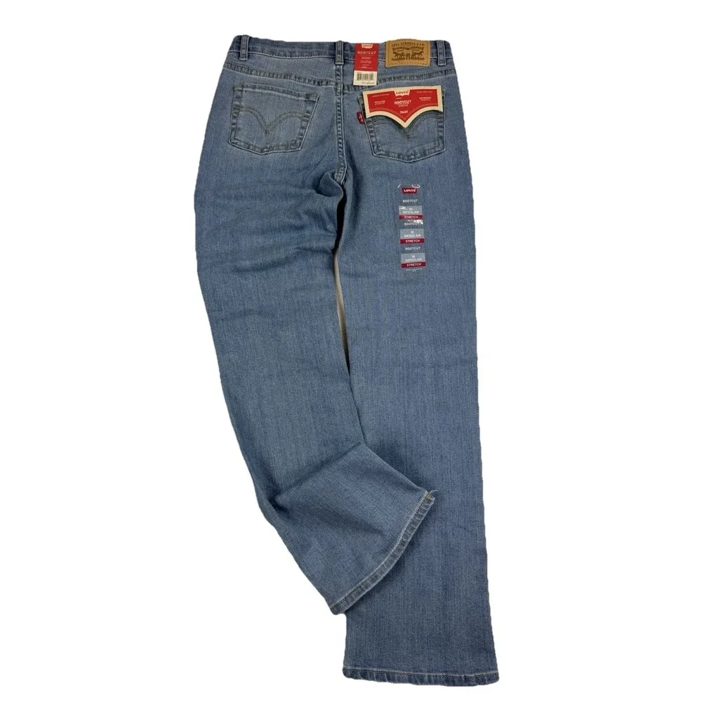 Girls Levi's Bootcut‎ Jeans Sz 10 Regular Fit Stretch Denim Blue – New With Tags